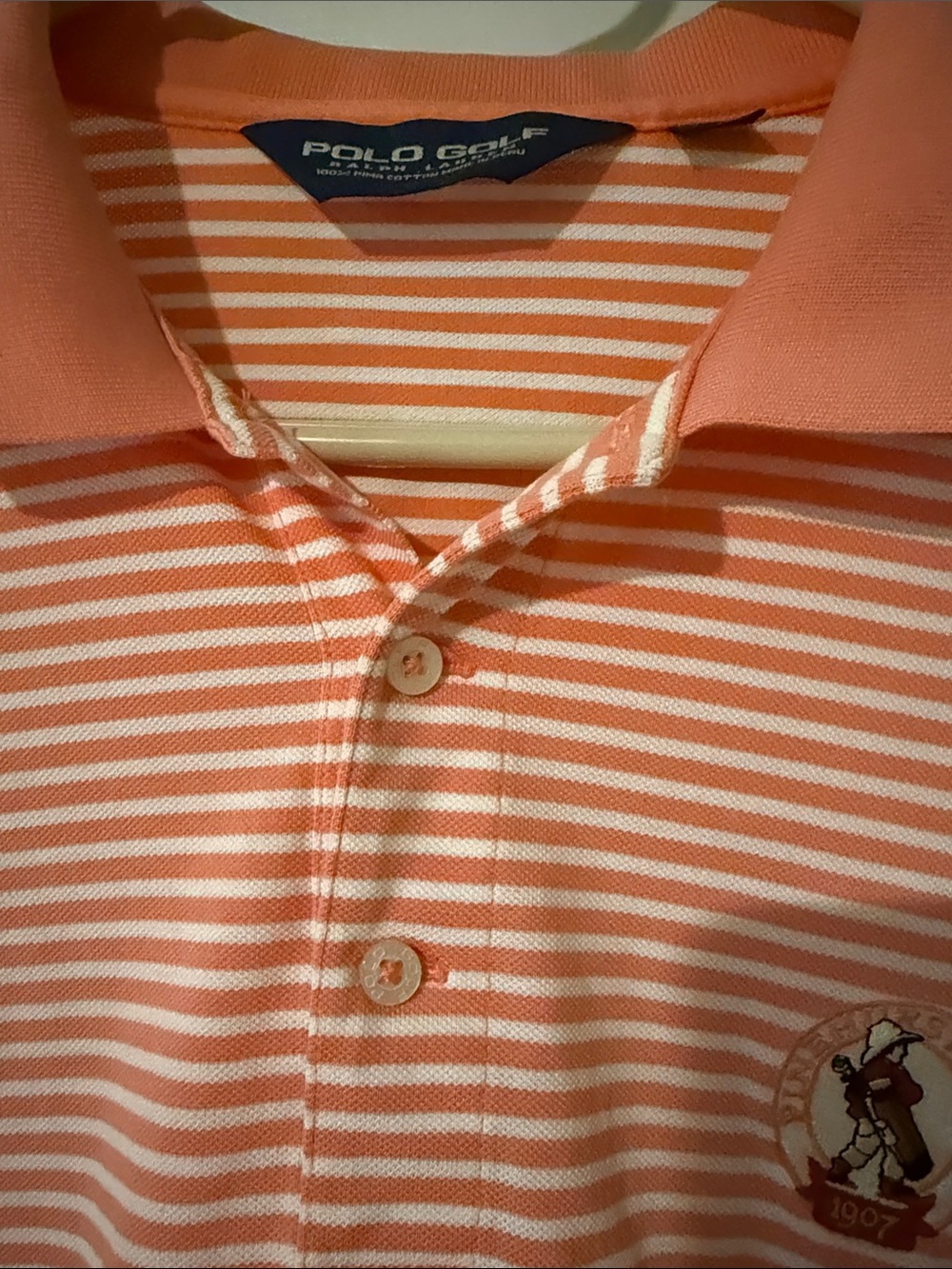 Coral Polo Golf Pinehurst No. 2 Polo with Embroidered Chest Logo - Men's - Picture 5 of 6